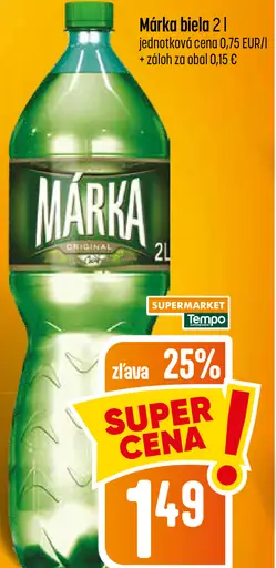 Márka biela voda