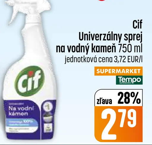 Cif Univerzálny na vodný kameň