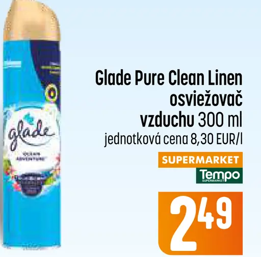 Glade Clean Linen Osviežovač vzduchu