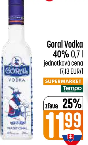 Goral Vodka Traditional 40%