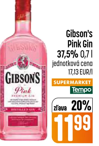 Gibson's Gin Pink 37,5%