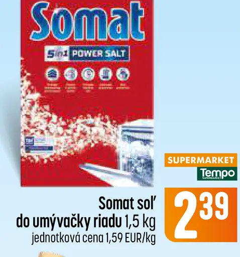 Somat Soľ do umývačky riadu
