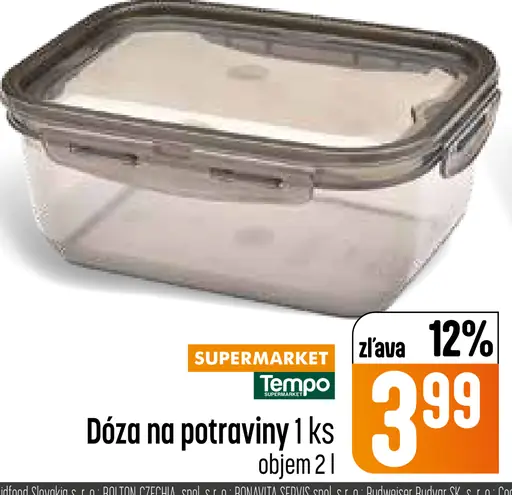 Dóza na potraviny