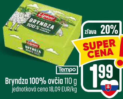 Bryndza 100 % ovčia salašnícka