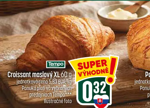 Croissant maslový XL