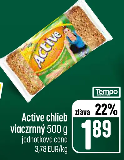 Active viaczrnný chlieb