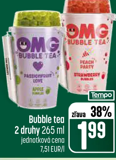Bubble tea – rôzne druhy
