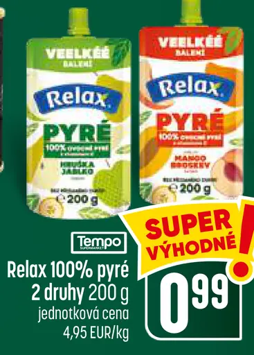 Relax 100 % pyré – jablko
