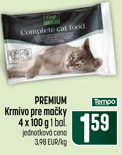 Premium krmivo pre mačky