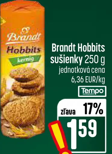Brandt Hobbits Ovsenné sušienky