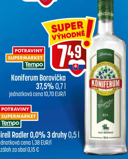 Koniferum borovička