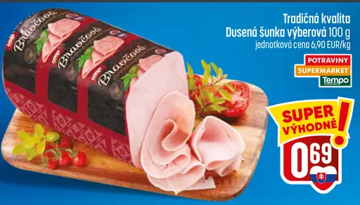 Dusená šunka výberová