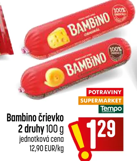Bambino črievko