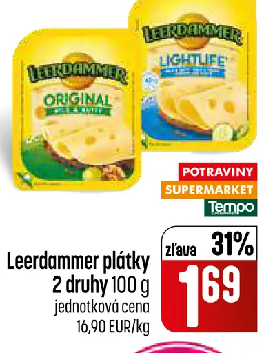 Leerdammer plátky