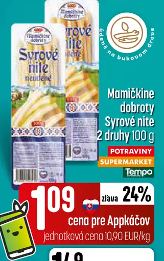 Mamičkiné dobroty Syrové nite
