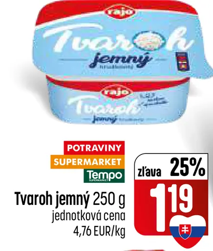 Rajo Jemný tvaroh