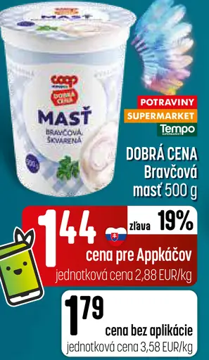 COOP Jednota Bravčová masť