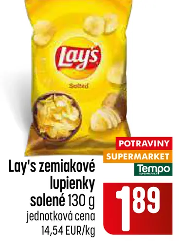 Lay's zemiakové solené lupienky