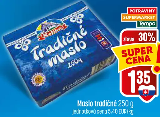 Maslo tradičné