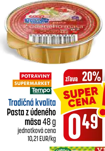 Paštéta z údeného mäsa