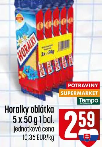 Horalky oblátka