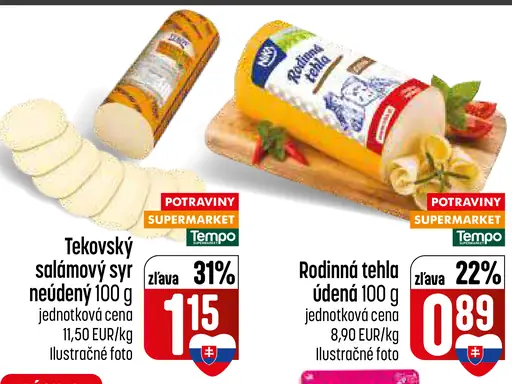 Tekovský slámový syr neúdený