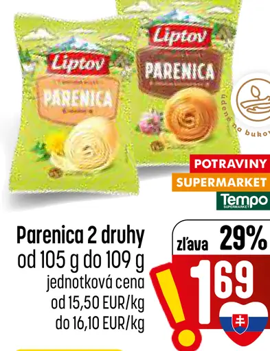 Liptov Parenica 2 druhy