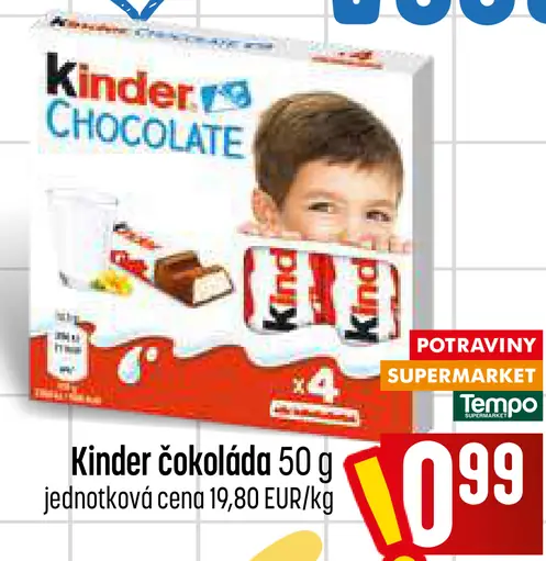 Kinder čokoláda