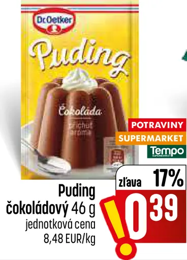Dr. Oetker Puding čokoládová aróma