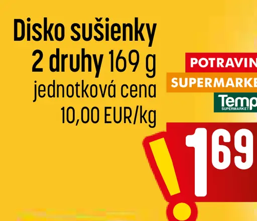 Opavia Disko sušienky – 2 druhy