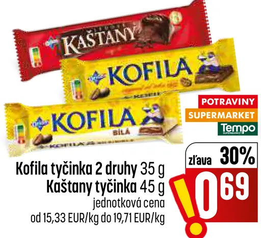 Kofila tyčinka – 2 druhy