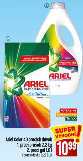 Ariel Color prací prášok