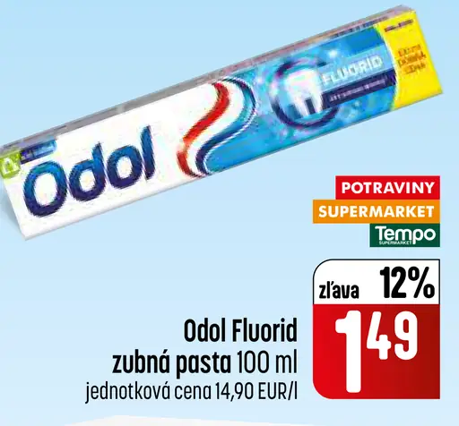 Odol Fluorid zubná pasta