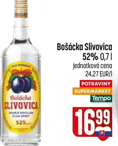 Bošácka slivovica 52%