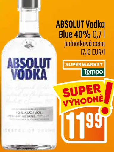 Absolut Vodka Blue