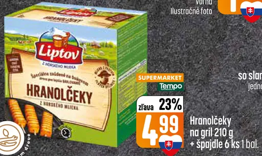 Liptov hranolčeky na gril so špajdľami