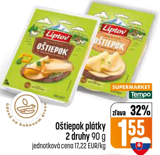 Liptov Oštiepok plátky, 2 druhy