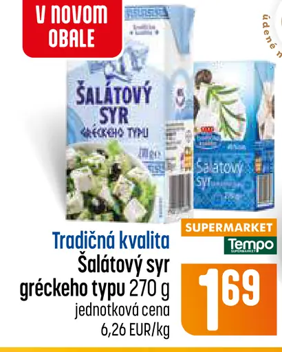 Šalátový syr gréckeho typu