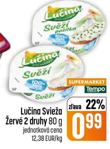 Lučnína Svieža Žervé 2 druhy