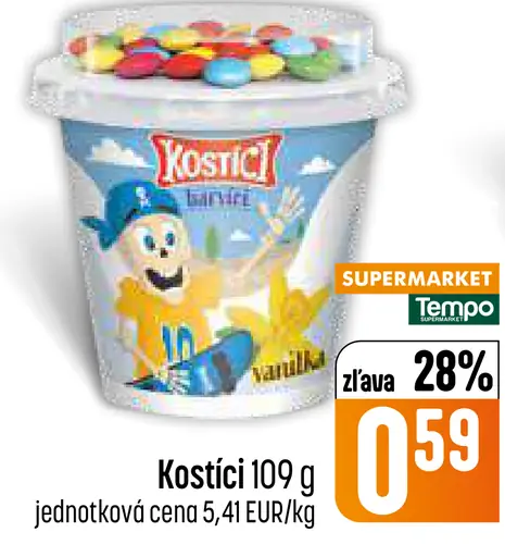 Kostíci mliečny dezert