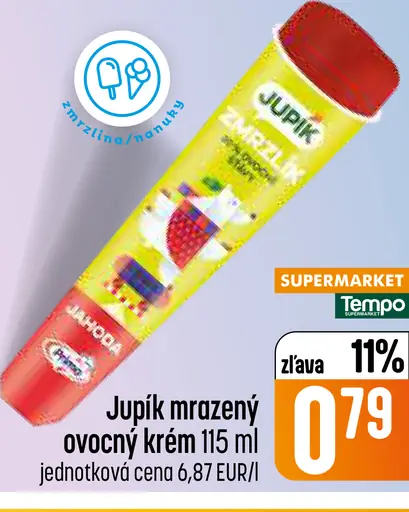 Jupik mrazený ovocný krém