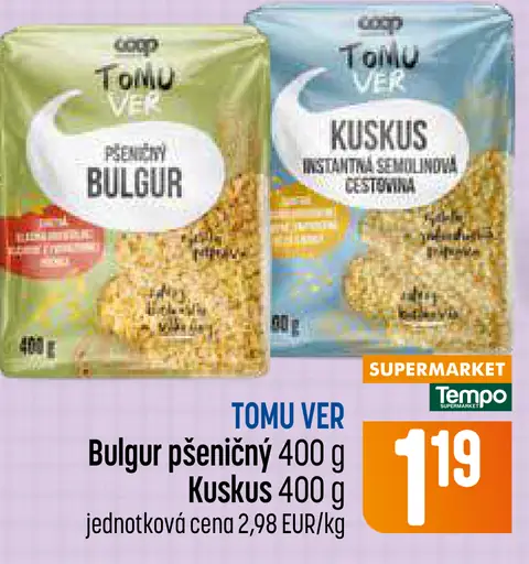 TOMU VER Bulgur pšeničný