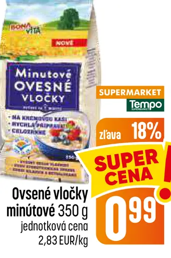 Bona Vita minútové ovsené vločky