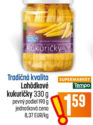 Lahôdkové kukuričky