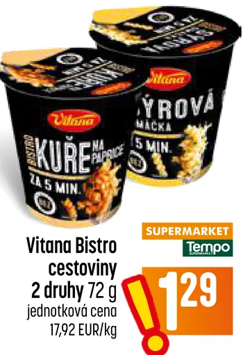 Vitana Bistro cestoviny 2 druhy