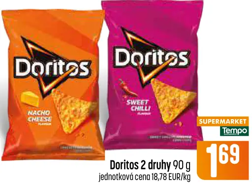 Doritos Nacho Cheese a Sweet Chili