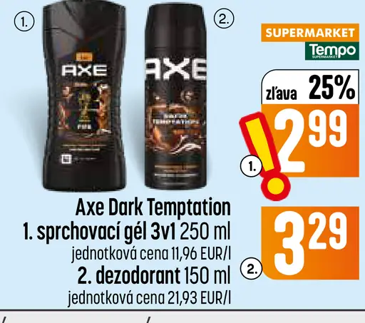 Axe Dark temptation sprchovací gél