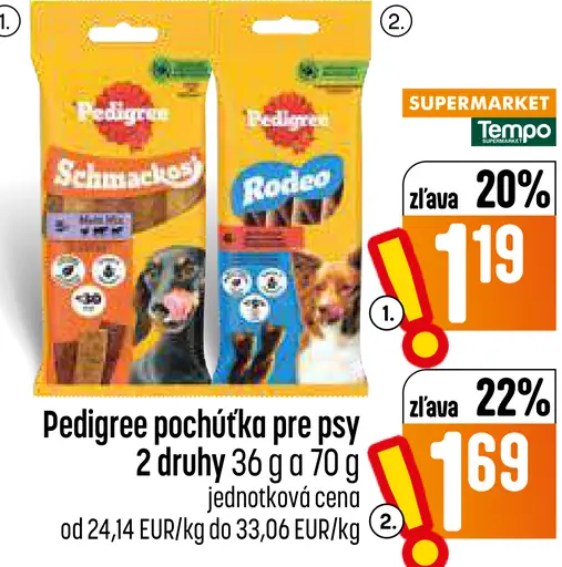 Pedigree Pochúťka pre psa