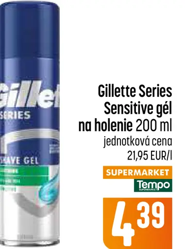 Gillette Series Sensitive gel na holenie
