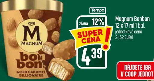 Magnum Bonbon Gold Caramel Billionaire